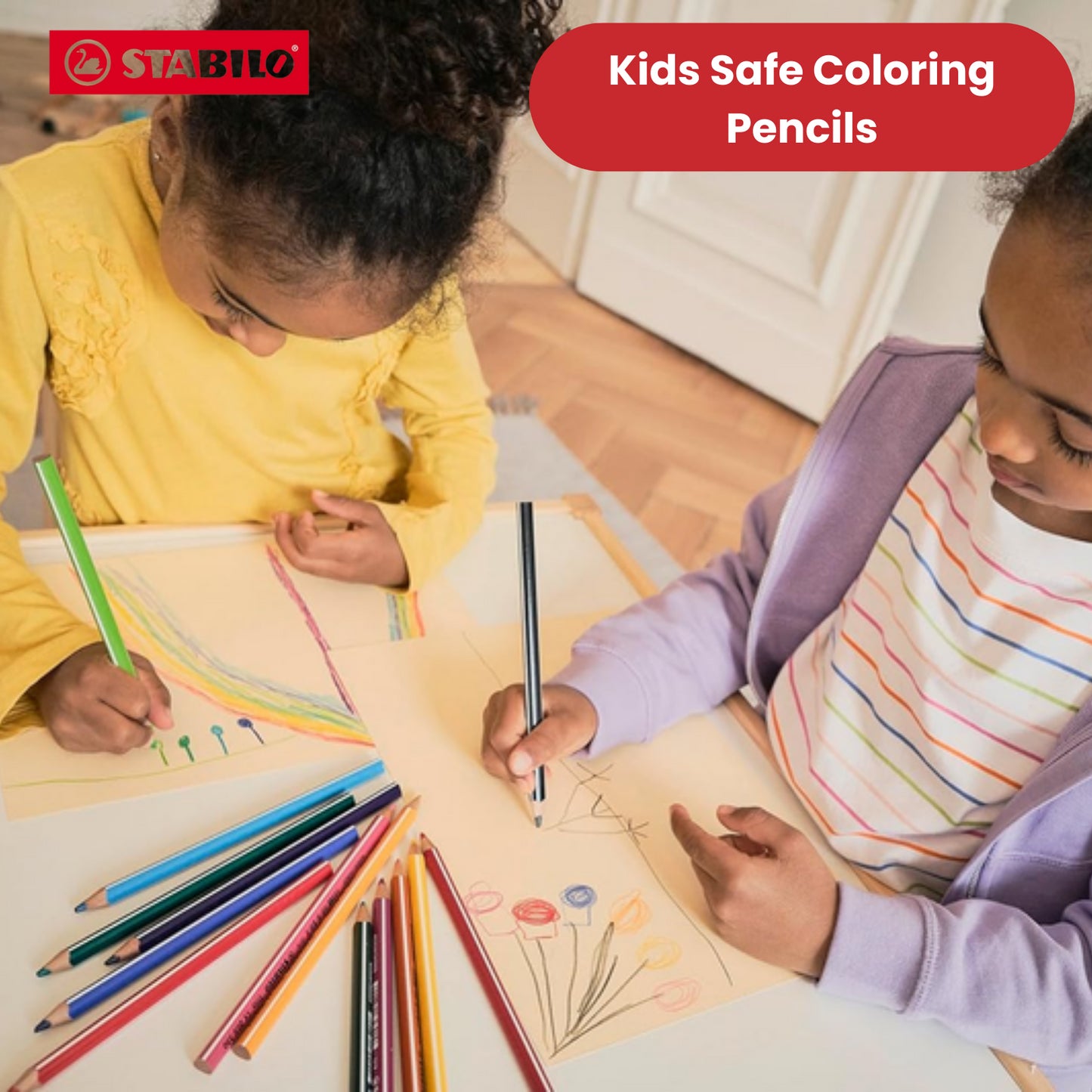 Stabilo Trio Thick Colouring Pencils Assorted Pack of 24