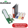 Durable Ordofix Self-Adhesive Spine Labels - Green - Pack of 10 - 60 mm - 1 to 5