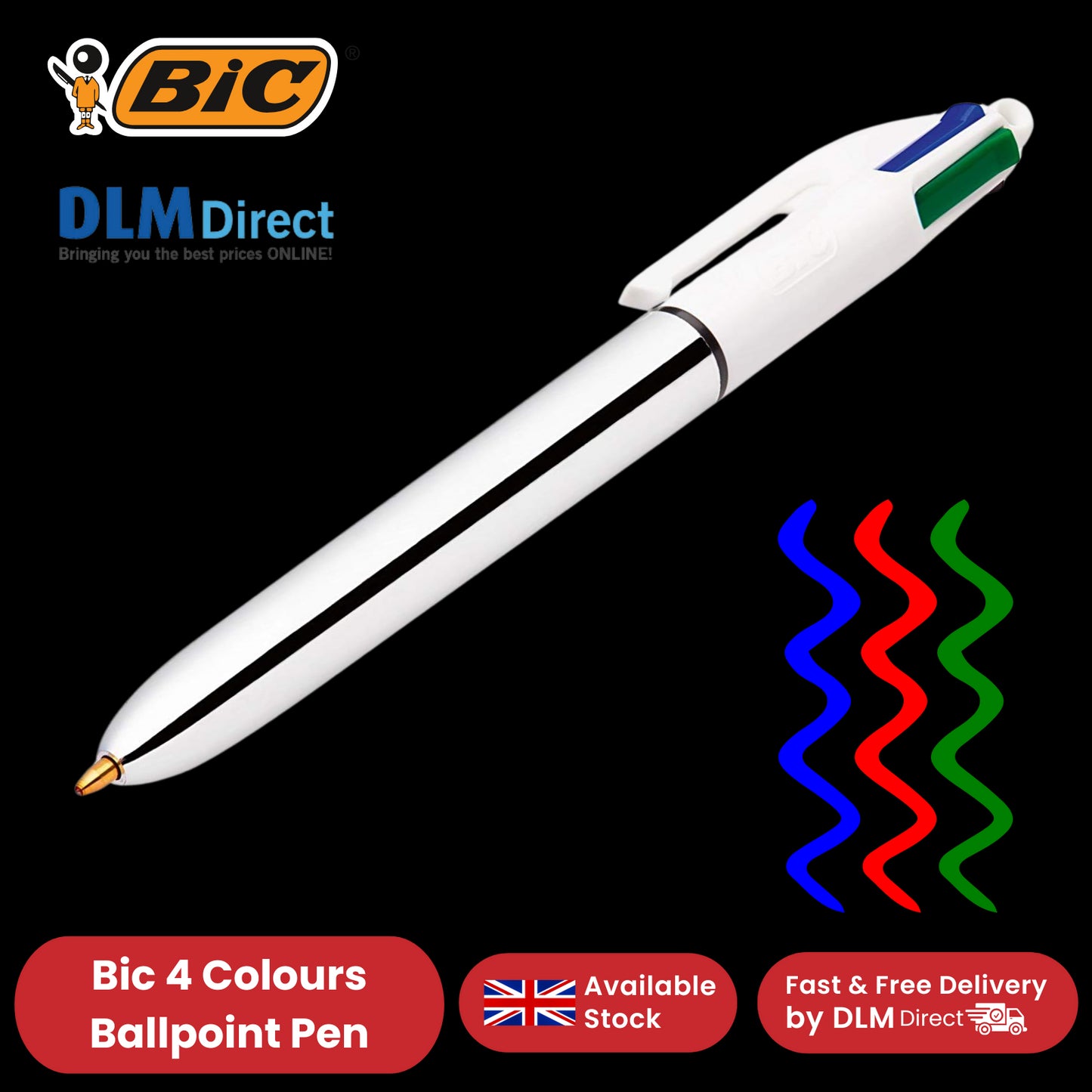 BIC 4 Colour Shine - Pack of 1