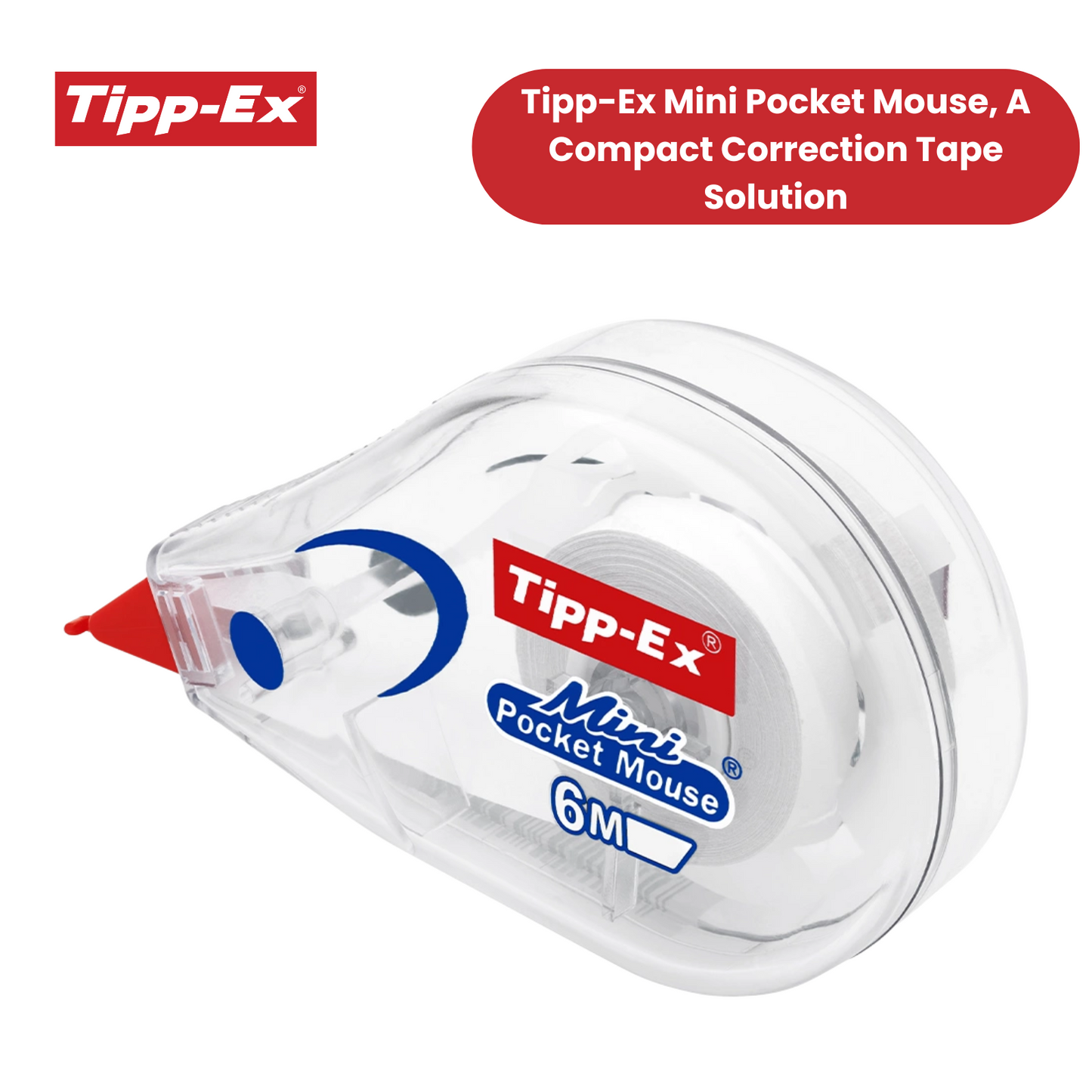 Tipp-Ex Mini Pocket Mouse Correction Roller (Pack of 6)