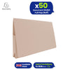 Exacompta Guildhall Full Flap Pocket Wallet – Foolscap Paper Organiser 315gsm Folder,Pack of 50(Buff)