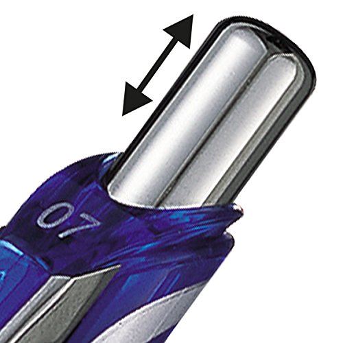 Pentel Energel XM Retractable Gel Pen with 0.7 mm Tip, Blue, Pack of 12 (BL77-CO)