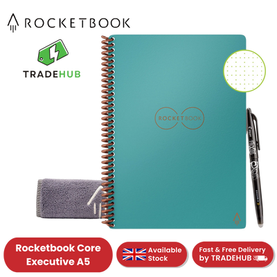 Rocketbook Core Executive A5 - Dotted Paper - Teal