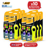 BIC Mega Utility Lighter - Plastic 6cm Wand Cooking Lighter, Push Button Lighters for BBQ