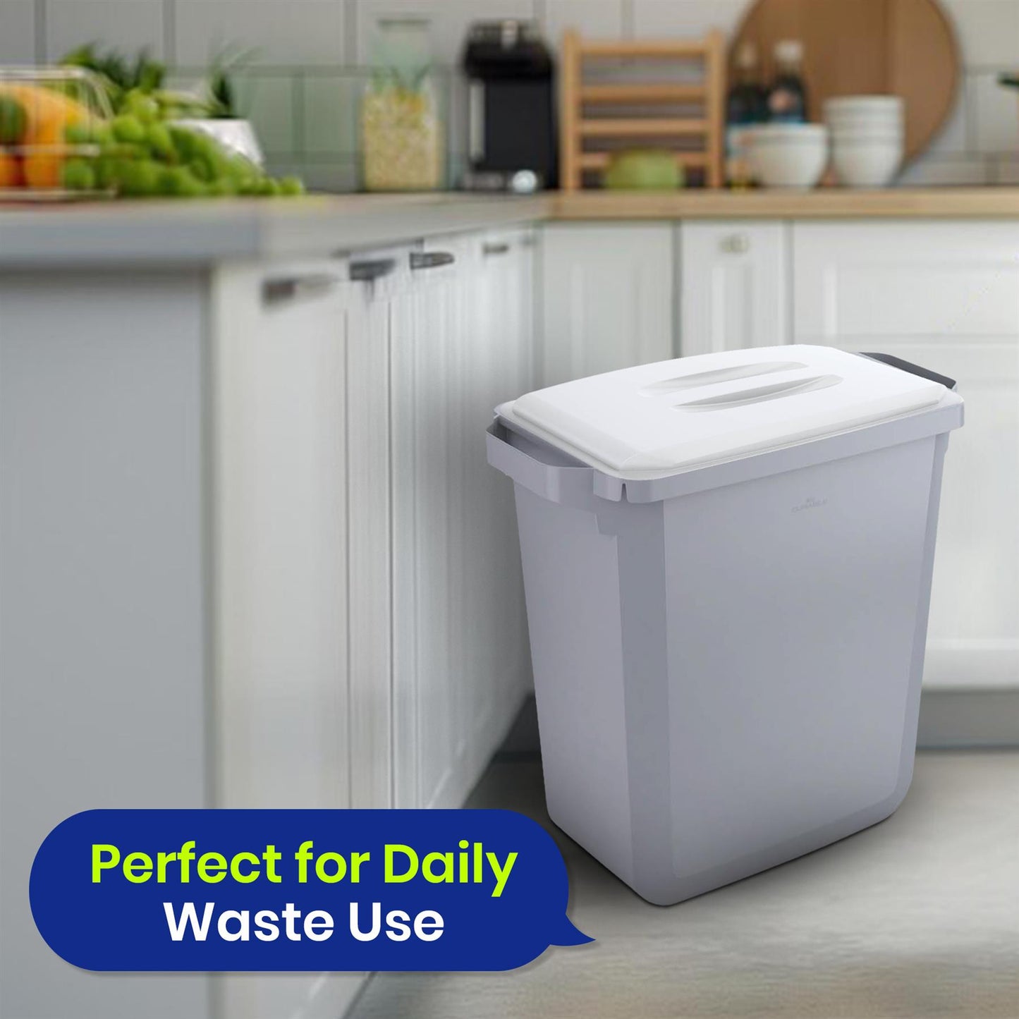 Durable DURABIN 60 Grey+ Durable DURABIN 60 Lid White+ Durable ECO 110L Bin Bags 100% Recycled