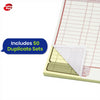 Pukka Pad Duplicate Invoice Book 5 Pack NCR Receipt Order Pad for Small Business