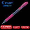 Pilot G-207 Gel Pens Retractable Rollerball Refillable Ergonomic Grip Pink Ink