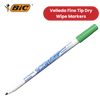 BiC Velleda 1721 Green Dry-Wipe Whiteboard Markers for Bold, Clean Writing, x24