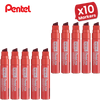 PENTEL N50XL PERMANENT MARKER RED - Single Pen