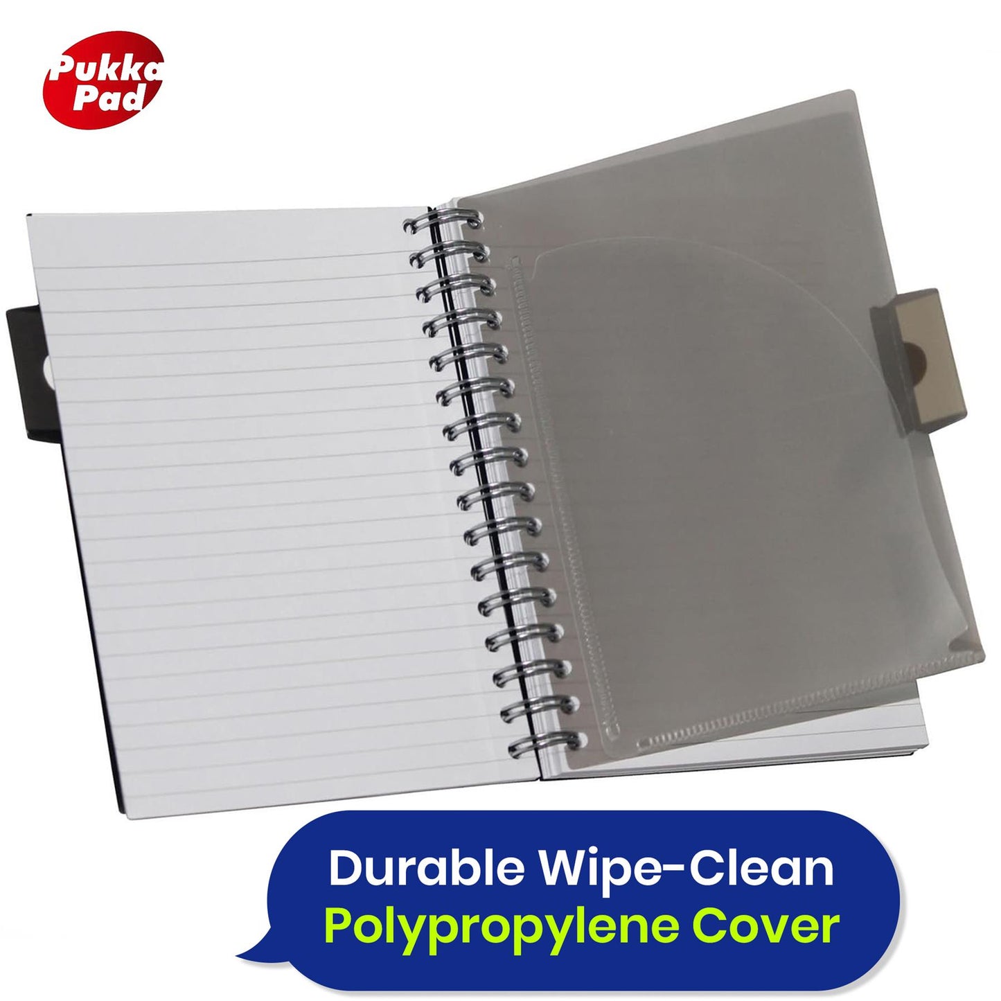 Pukka Pad, Black Project Book A5 - Single Book