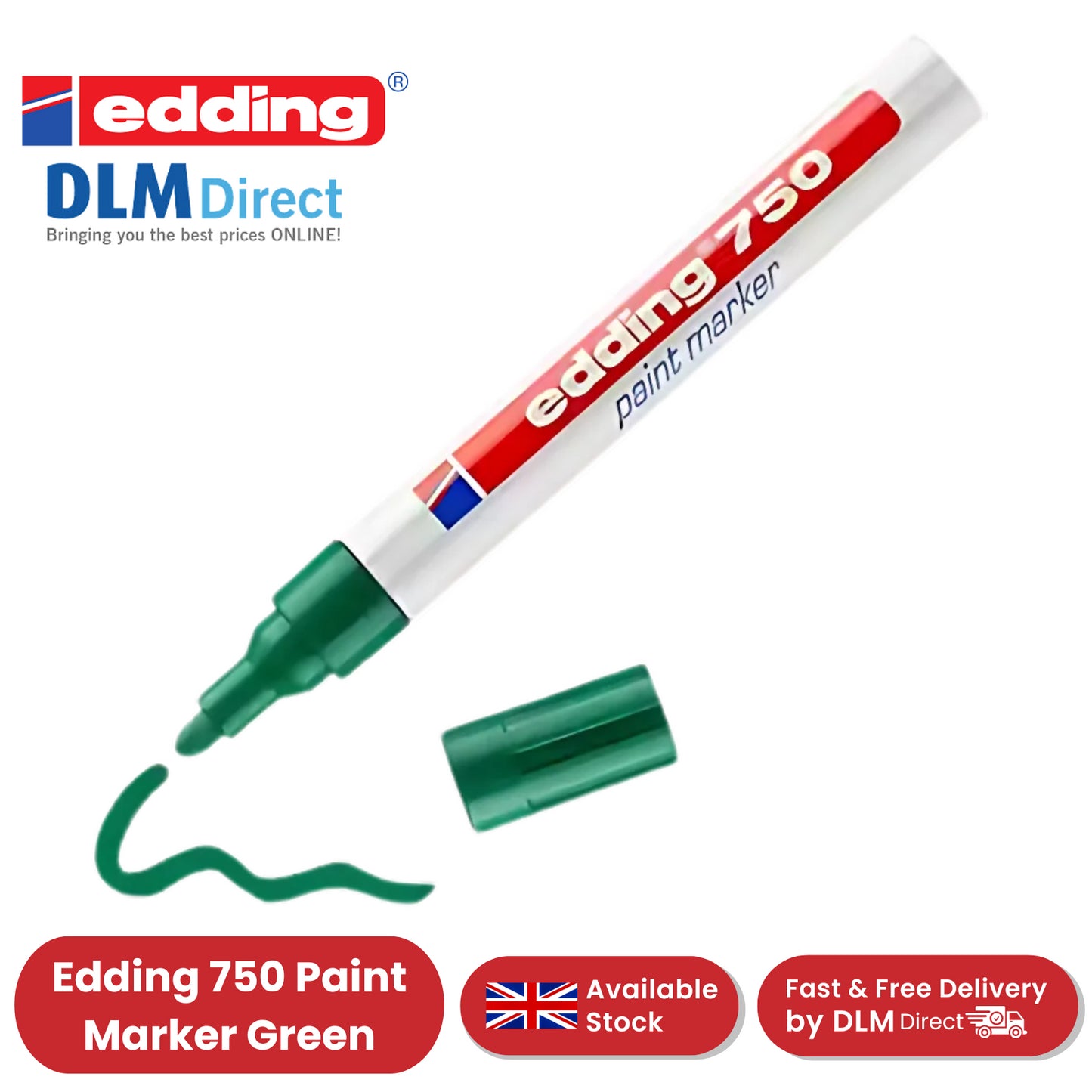 Edding Paintmarker Opaque Green Single Pen