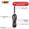 BIC Mega Standard Utility Lighter Black - Blister Pack of 2