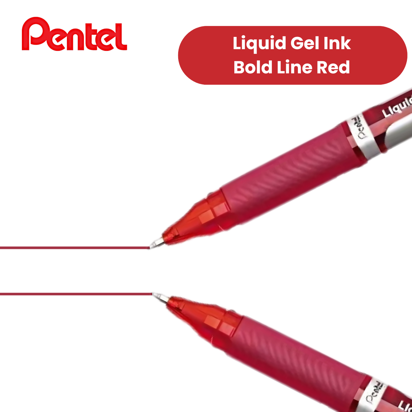 Retractable EnerGel rollerball pen ideal for everyday use. Quick drying, smooth flowing EnerGel ink, suitable for right or left-handed writers. Reduces smudging on hands and paper. Transparent barrel for easy view of remaining ink. Soft latex-free grip –