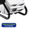 Rotary Business Card Organiser with 500 Index Cards and A-Z Tabs