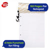 Pukka Pad A4 Refill Notepad –2 Pack Zebra & Leopard Print Writing Pad For Work Projects