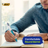 BIC 4 Colours Shine Ballpoint Pens Pack of 3 with Medium 1.0mm Tip and Multicolour Retractable Ink