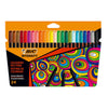 BIC Intensity Felt Tip Pens 24 Pack Fine Nib Washable Vibrant Ink