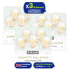 Premium Gold Confetti 12-inch Latex Party Balloons Variation