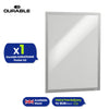 A2 Magnetic Poster Frame UV Resistant Peel & Stick Silver Display Frame for Paintings Photos Notices Ads Certificate