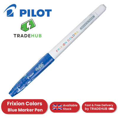 Pilot Frixion Colors Blue Erasable Gel Ink Markers for Smooth & Creative Writing
