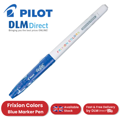Pilot Frixion Colors Blue Erasable Gel Ink Markers for Smooth & Creative Writing