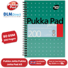 PUKKA WHITE A5 WIREBOUND PADS 200 page 80gsm (RULED/MARGIN) - PACK OF 1