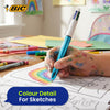 BIC 4 Colours Shine Retractable Ballpoint Pens 1.0mm Medium - Pack of 2