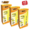 Bic Briteliner Grip Highlighter Pen Yellow - Pack of 12
