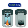 Waste Basket Safe 60L Round