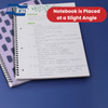 Europa Splash A4+ Notepad Wirebound 160 Pages 80g FSC Paper Ruled Punched Purple