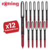 rOtring Rollerball Pen Fine Point 0.7mm - Red Ink, Smooth & Precise Writing