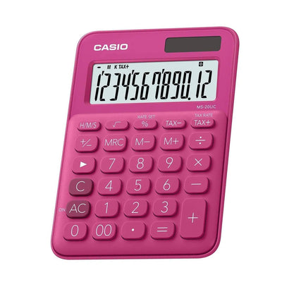 Casio MS-20UC Desk Calculator LCD Display Big Button Desktop Calculator for Office Home Office