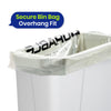 110L Bin Bags 25 Pack and 90L DURABIN White Waste Bin for Home and Office