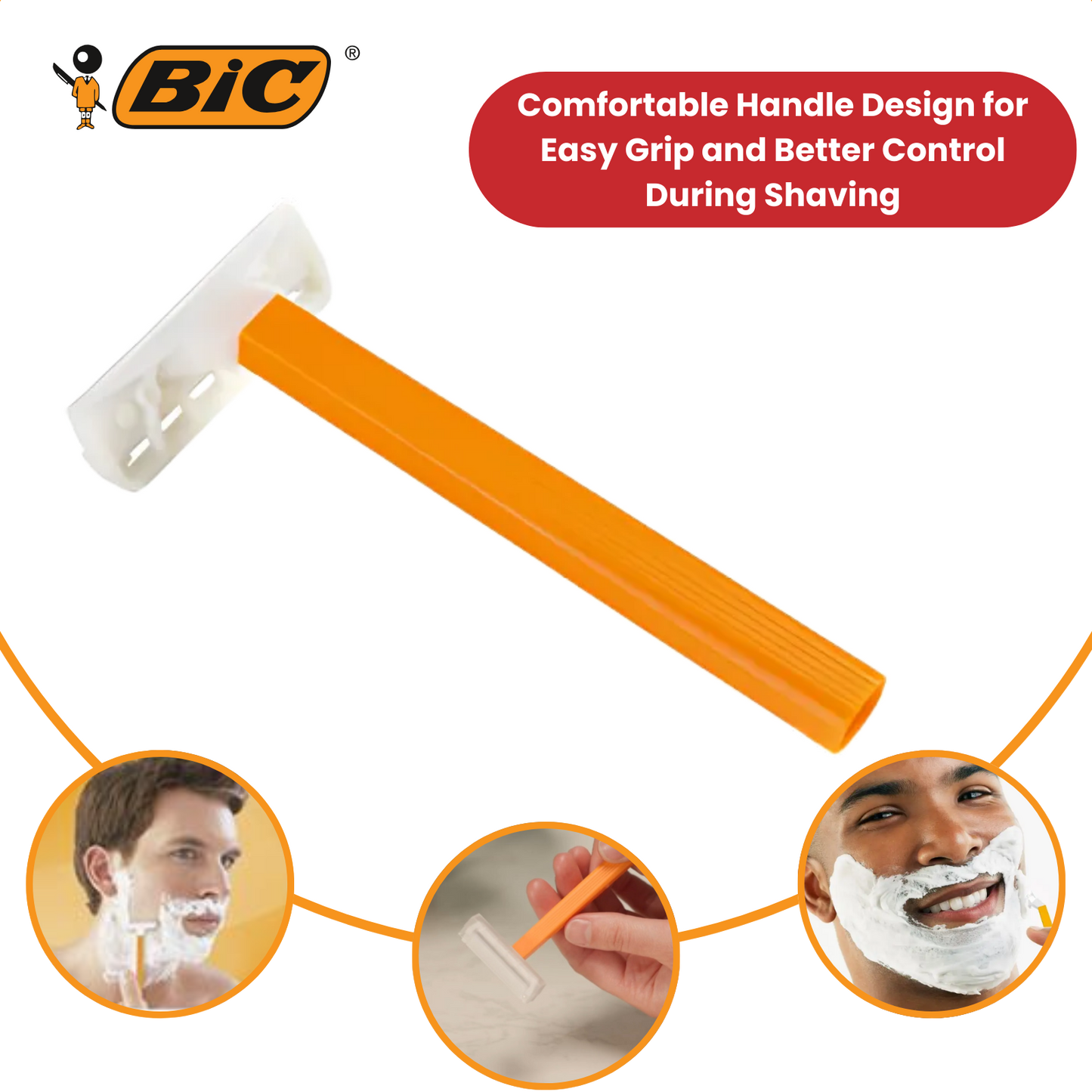 Bic 1 Single Blade Sensitive Razors 5's - Pack of 4