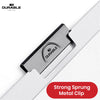 Durable Clip Folder 30 Sheet PVC Display File, 25 Pcs Midnight Blue A4 Clip Bar File for Home
