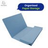 Exacompta Guildhall Full Flap Pocket Wallet, Durable 315gsm Manilla Folder Foolscap, 50 Pack (Blue)