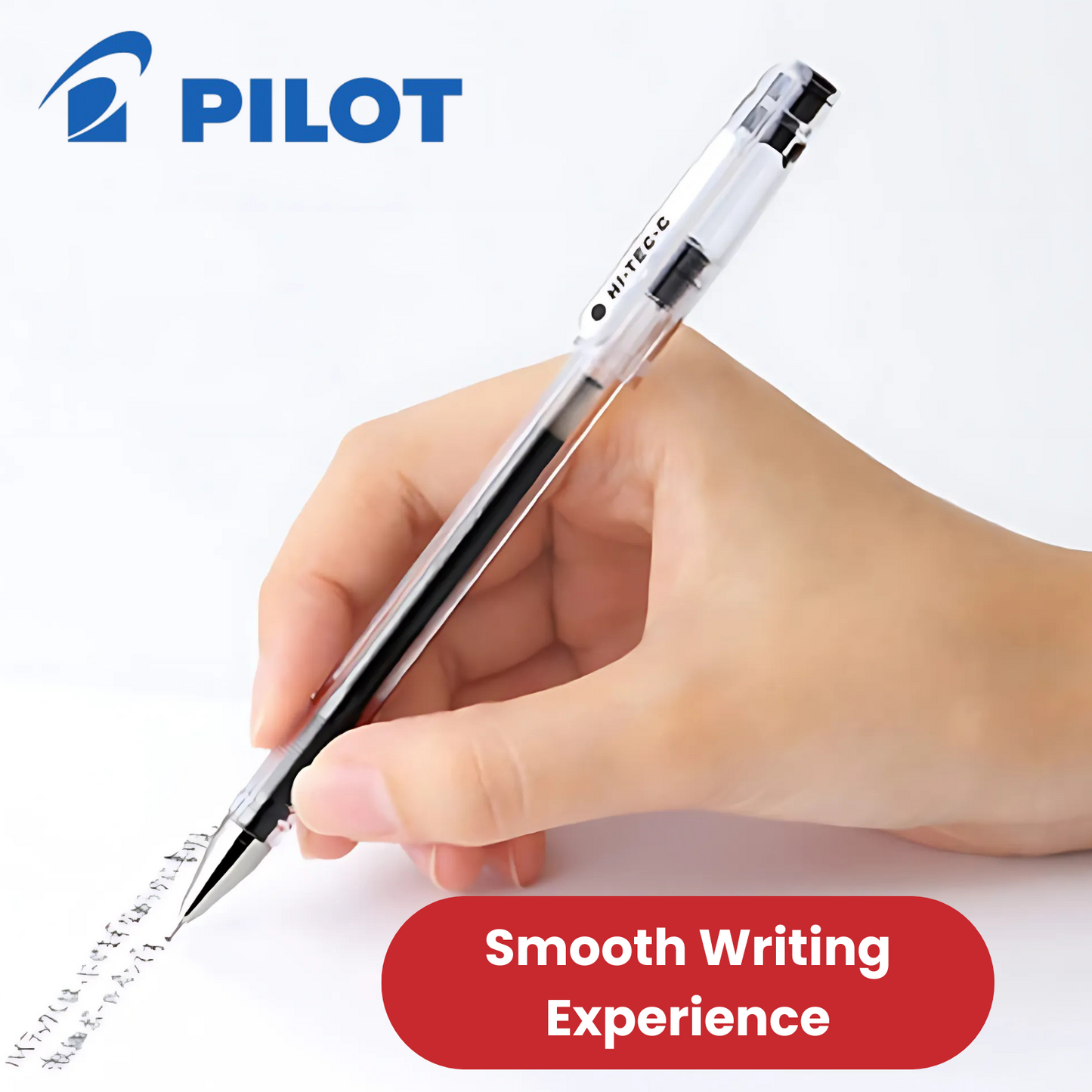 Pilot G - Tec C4 Gel Microtip Rollerball Pen, 0.4 mm Tip Black - Pack of 3