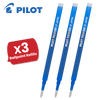 Pilot Frixion Roller Ballpoint Pen Refills 0.7mm Tip Smooth Writing - Blue Ink
