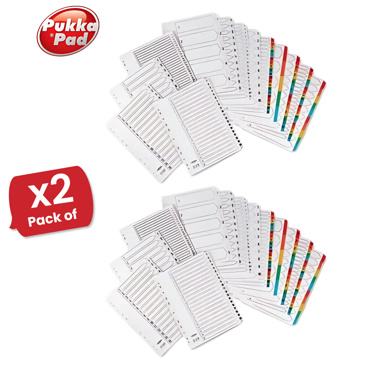 Pukka Concord Divider A4 Multi 5 Part - 1 to 5 Packs