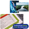 Fellowes Laminating Pouches Gloss PET Film 100 Micron Laminate Surface High Clarity Spill Protection for Certificates Photos Documents Daily Home or Office Use