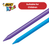 BIC Kids Plastidecor Crayons Assorted Colours - Wallet of 24 - 1 to 5 Packs