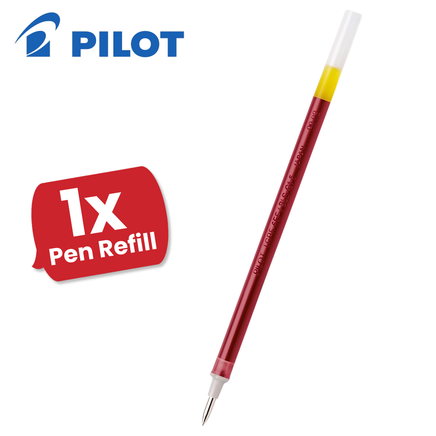 Pilot G1-05 Gel Pen Refill - Red Ink, Fine 0.5mm - Smooth, Precise Writing