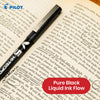 Pilot V5 Rollerball Pen - Black 0.5mm Fine Tip Rollerball Pen, Liquid Biros for Notes
