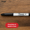 Sharpie Double-Sided Pen - Black Dual Tip Colouring Pens, Fine & Ultra Fine Tip Artist Pens For Kids