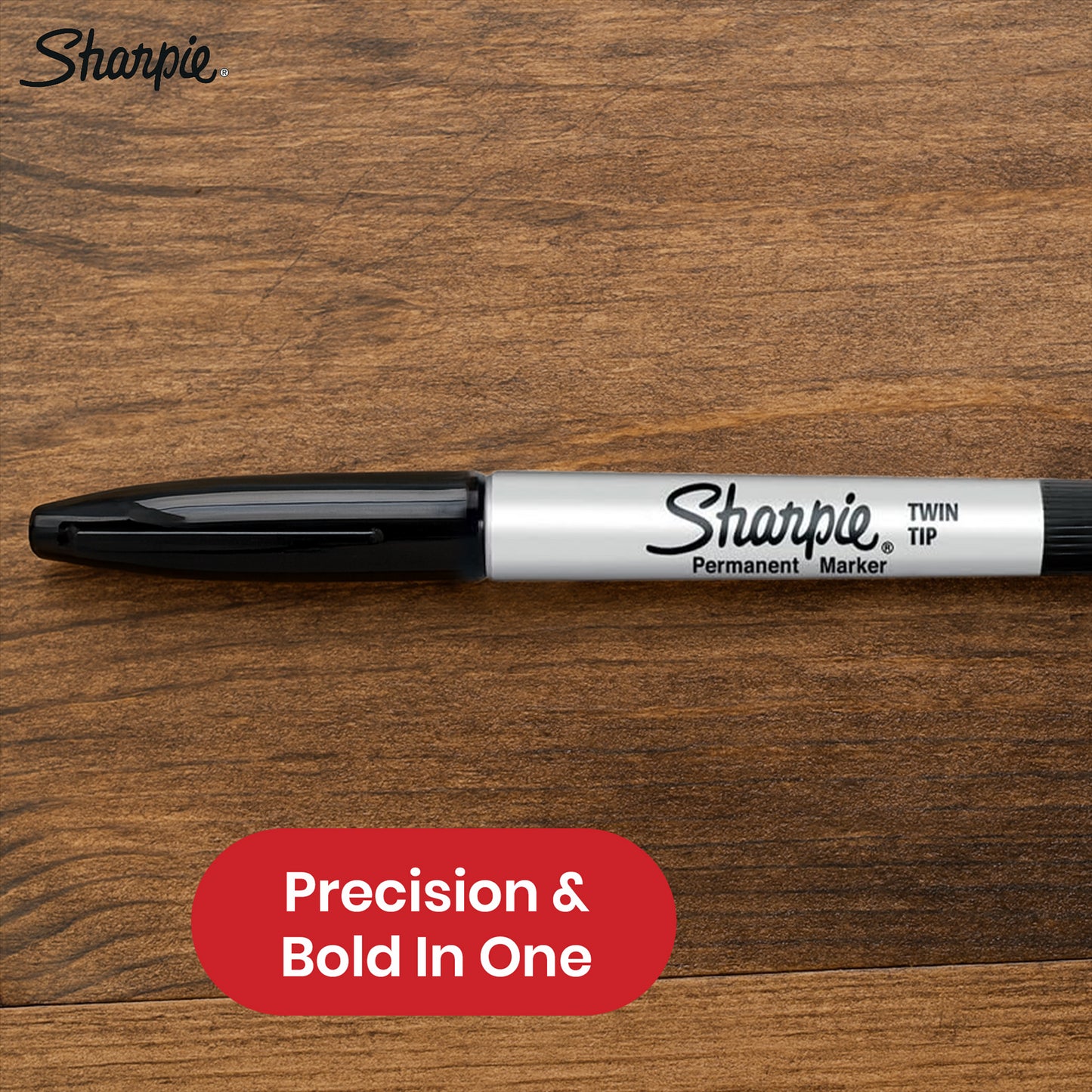 Sharpie Double-Sided Pen - Black Dual Tip Colouring Pens, Fine & Ultra Fine Tip Artist Pens For Kids