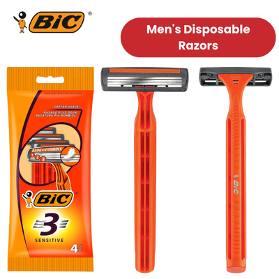 Bic 3 Sensitive Razors 4 - 1 Pack
