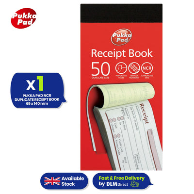 Invoice Book Hard Cover 50 NCR Duplicate Sets Sales Record Book