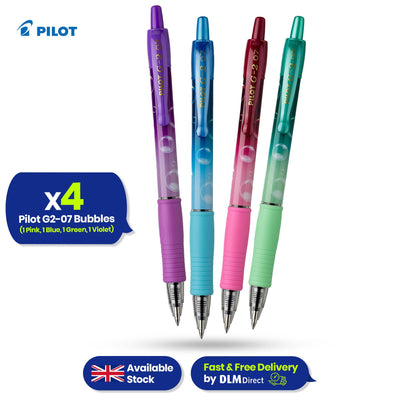 Pilot G2-07 Gel Pens Assorted 4-Pack Smooth Writing Retractable Ink for Journaling & Notes