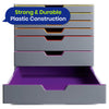 Durable VARICOLOR 7 Drawer Unit A4 Paper Tray & Filing Tray Organiser