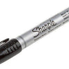SHARPIE METAL PERM MARKER SML BULLET BLK - Pack of 12